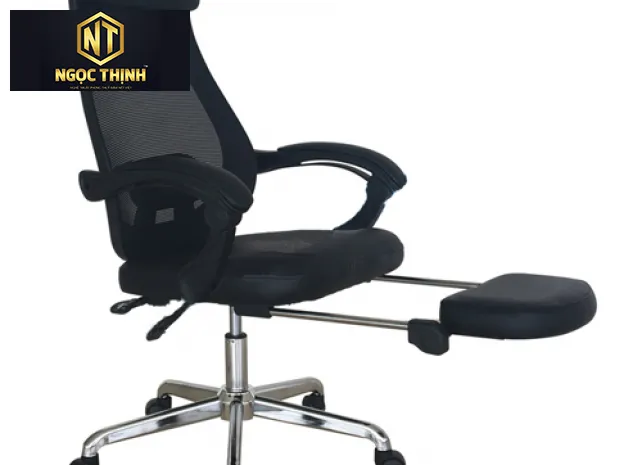 Ghế lưới lãnh đạo cao cấp khung tựa nhựa kết hợp chân mạ GL323 Ghế lưới lãnh đạo cao cấp khung tựa nhựa kết hợp chân mạ GL323